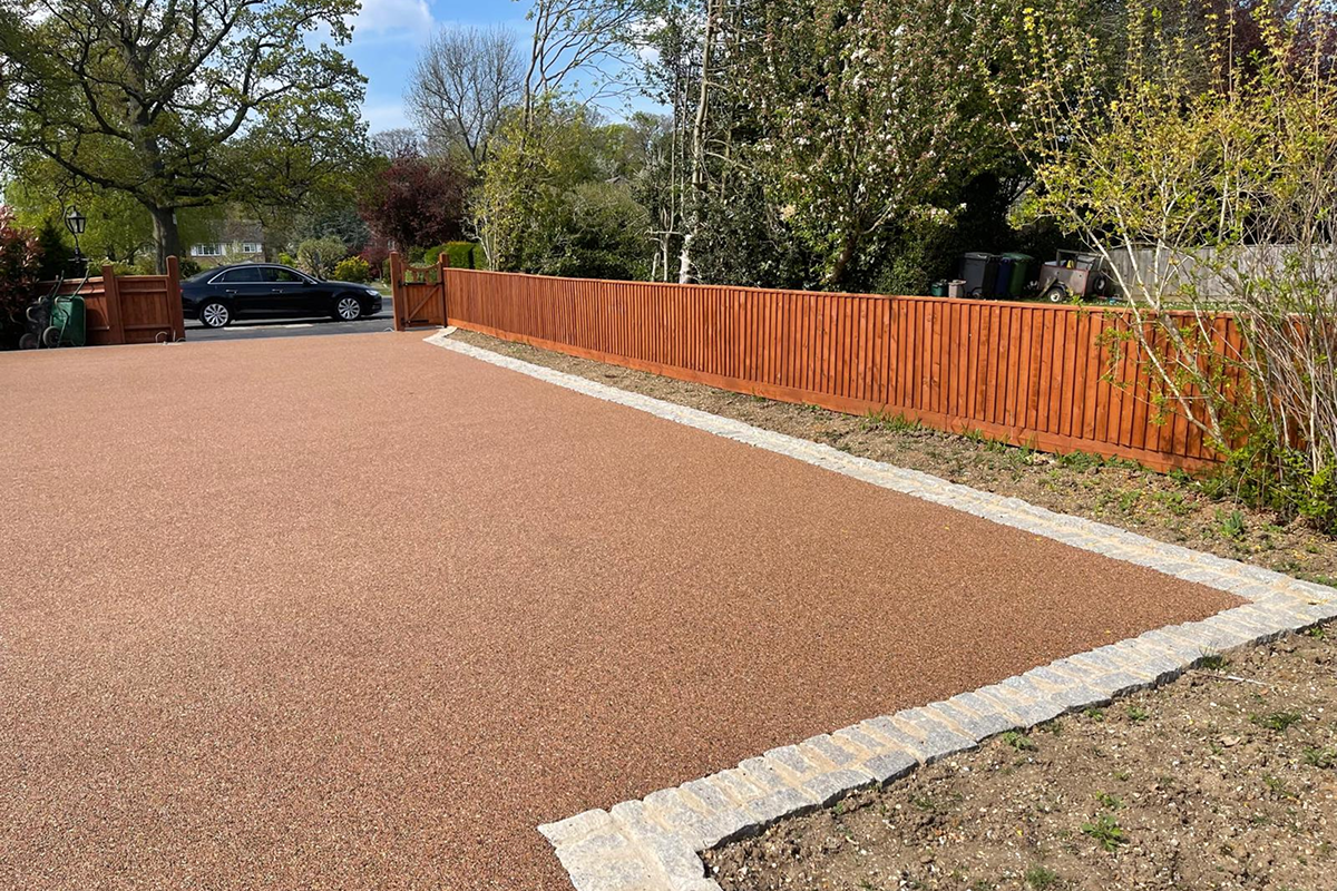 Slip-Resistant Resin Driveway & Patio